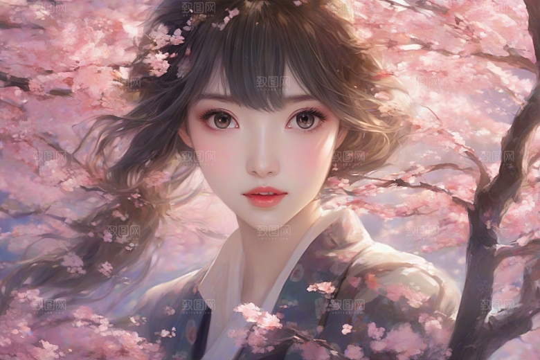 魅力女子独步绚丽背景的绝妙时刻