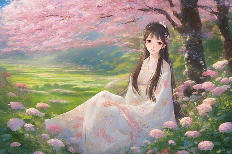绚丽背景下的美丽女子闪耀登场