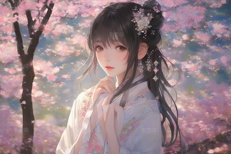 绚丽背景下的美丽女子闪耀登场