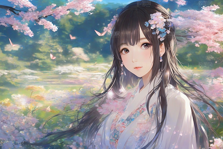 绚丽背景下的美丽女子闪耀登场