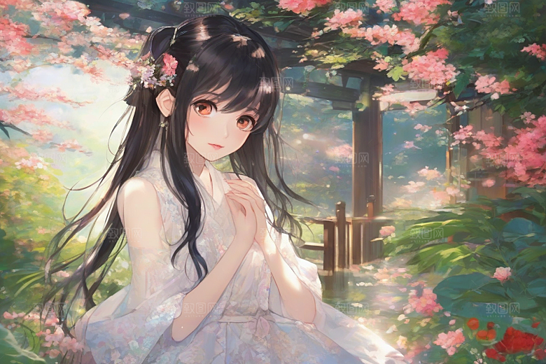 绚丽背景下的美丽女子闪耀登场