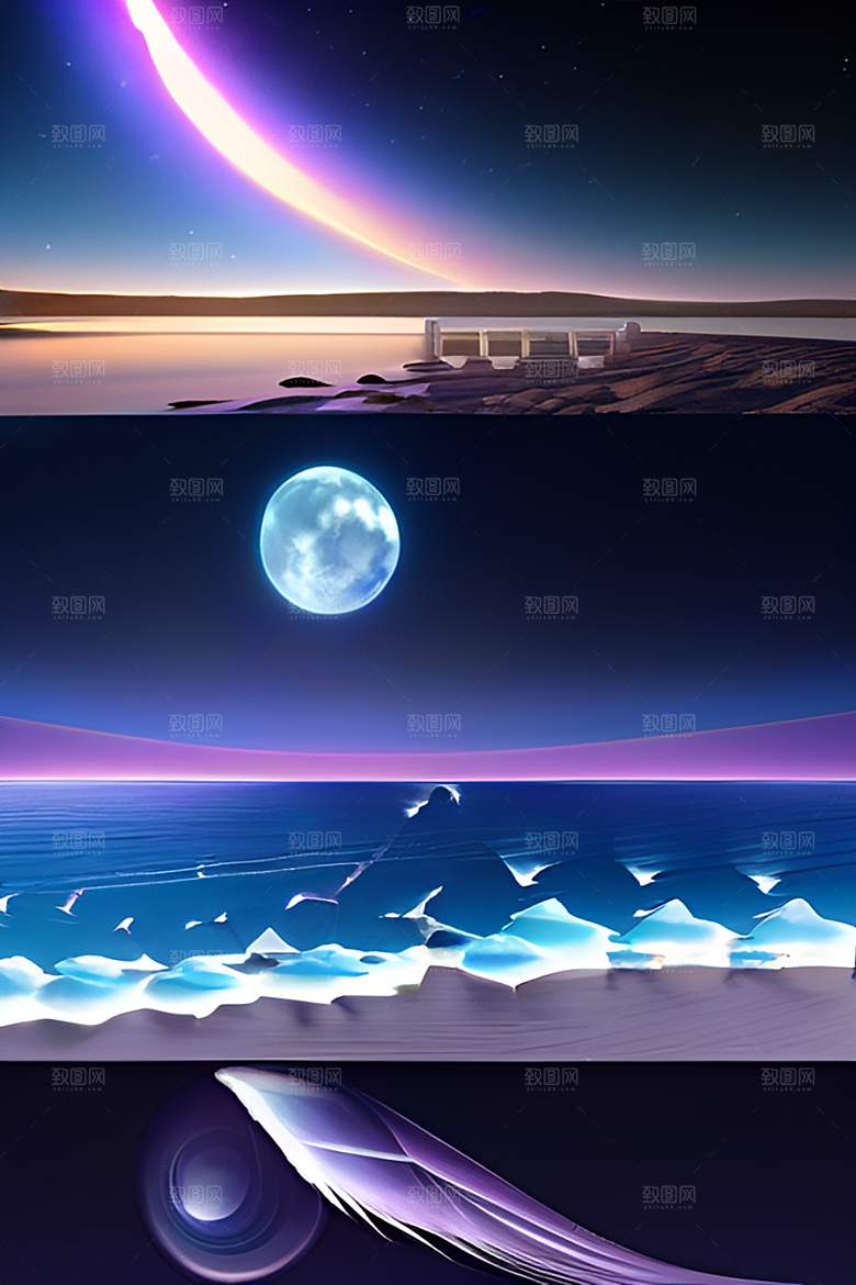 复杂而精致Tane光影的CG艺术作品