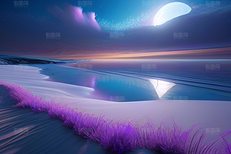 照亮北极银河的CG艺术呈现