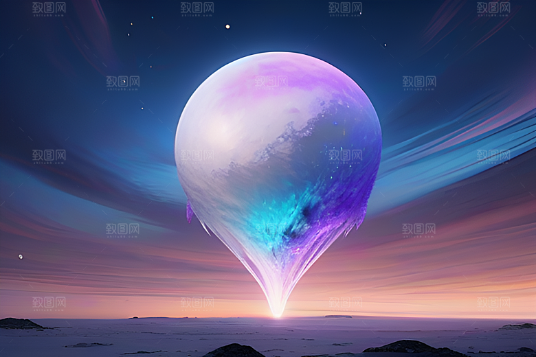 美景北极的绚丽CG渲染