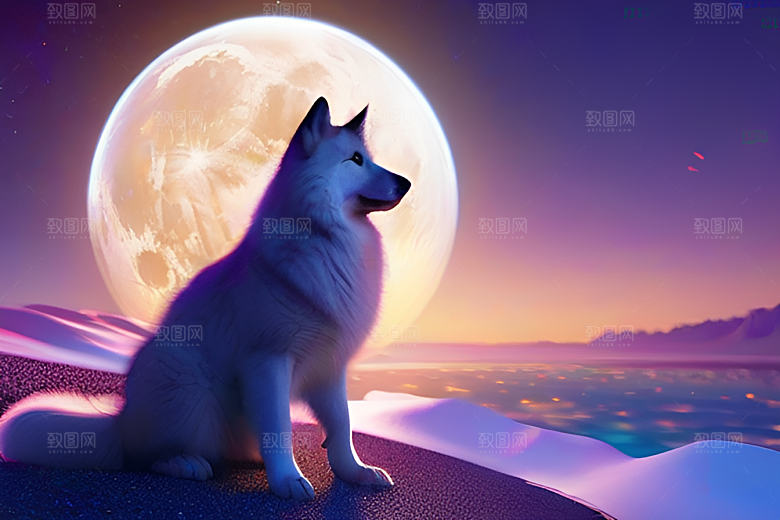 幻想的高细节星空下的CG艺术作品