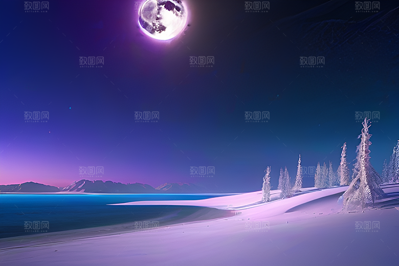 紫色晶心石的梦幻之美高分辨率CG渲染作品