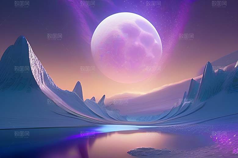 深夜的浪漫海滩冰川与星空的奇幻碰撞