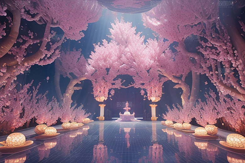 魔法桃花穿越宝藏宫殿的奇幻世界