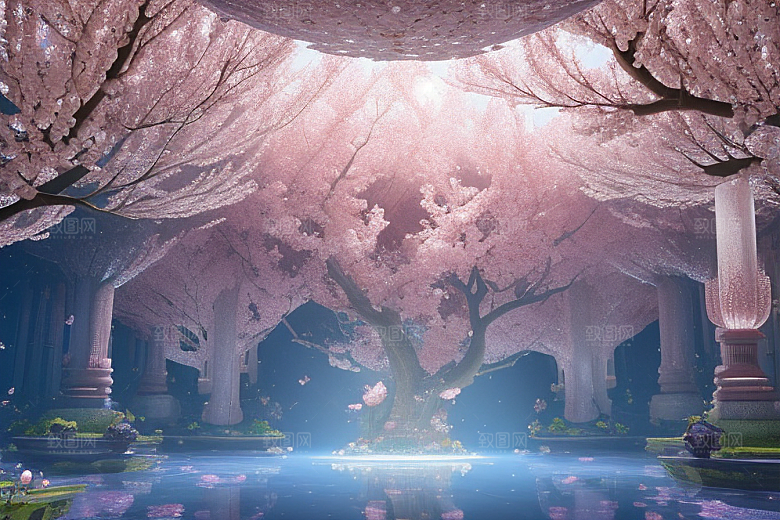 深海之梦穿越桃花宫殿的奇幻之旅