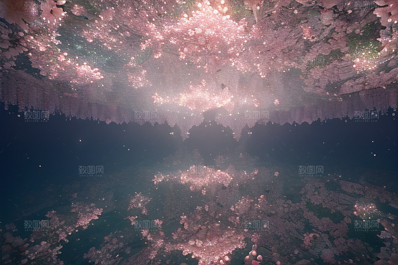 奇幻宝殿穿越透明宫殿的桃花之旅