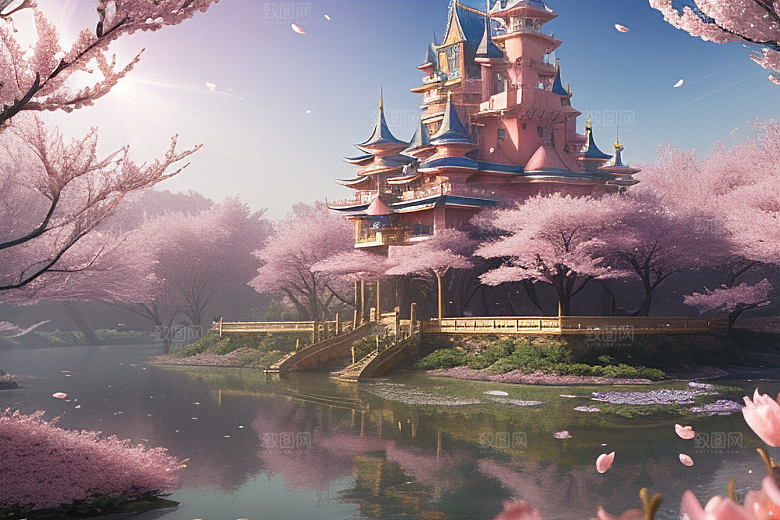 深海之梦穿越桃花宫殿的奇幻之旅