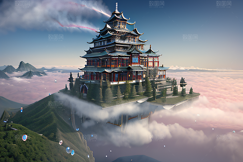 绚丽宫殿高清8K画面