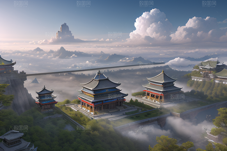 绚丽宫殿高清8K画面