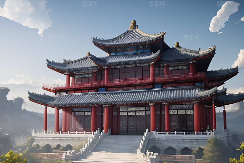 绚丽宫殿高清8K画面