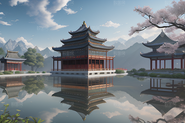 绚丽宫殿高清8K画面