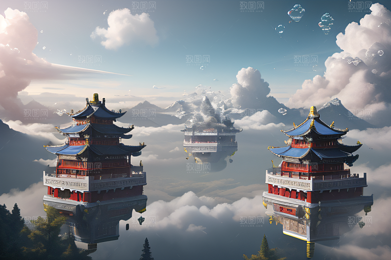 绚丽宫殿高清8K画面