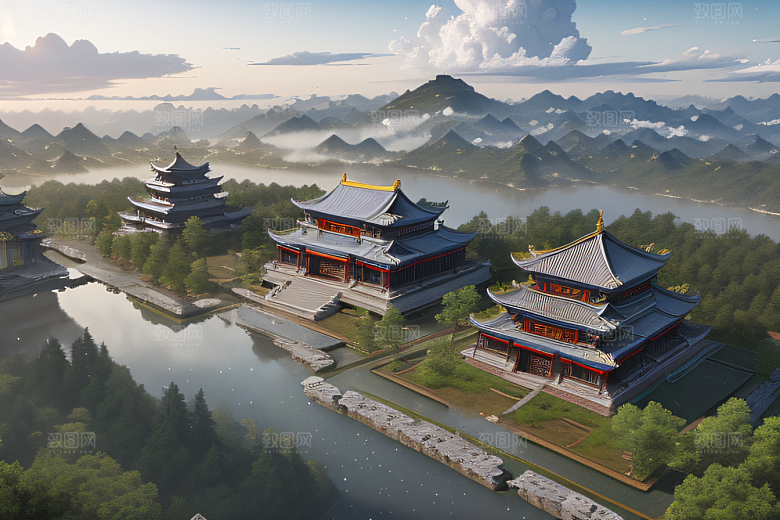 绚丽宫殿高清8K画面