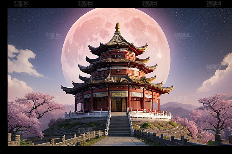 神话南门绚丽的中国风CG渲染