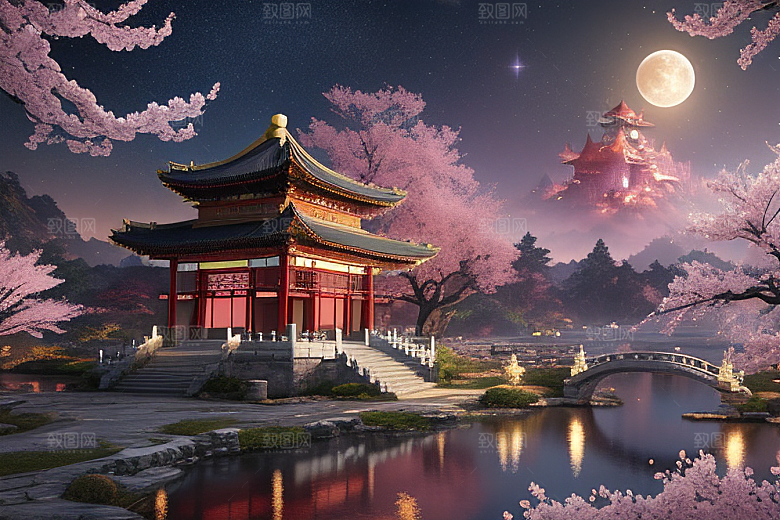 神话南门绚丽的中国风CG渲染