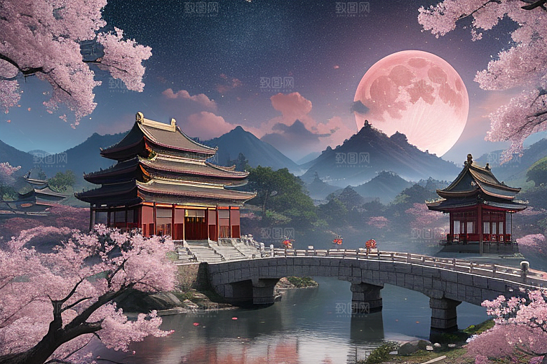 神话南门绚丽的中国风CG渲染