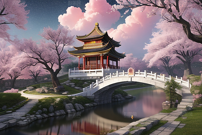 神话南门绚丽的中国风CG渲染