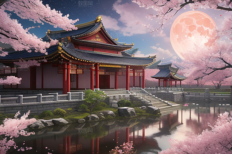 神话南门绚丽的中国风CG渲染
