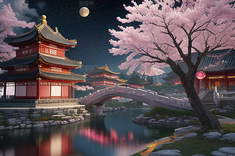 神话南门绚丽的中国风CG渲染