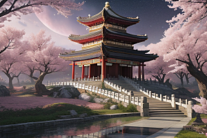 神话南门绚丽的中国风CG渲染