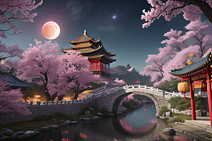 神话南门绚丽的中国风CG渲染