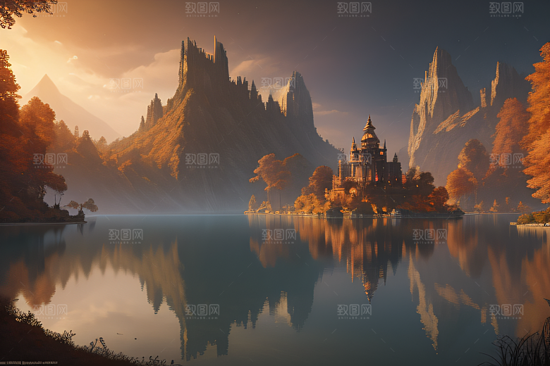约翰豪的宏伟仙境画作