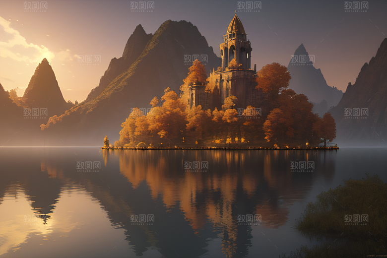 约翰豪的宏伟仙境画作