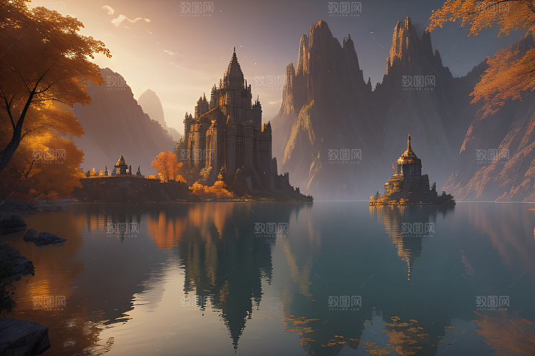 约翰豪的宏伟仙境画作
