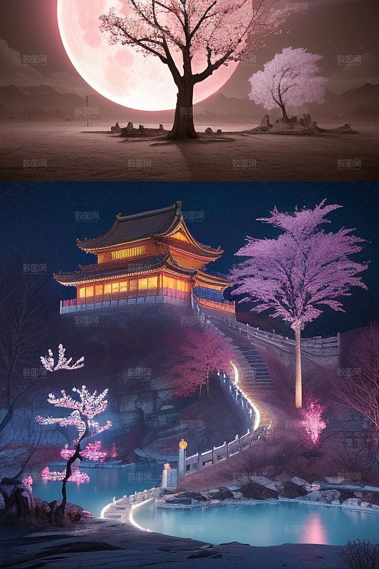 闪烁的白玉与龙云贯穿贵族宫殿