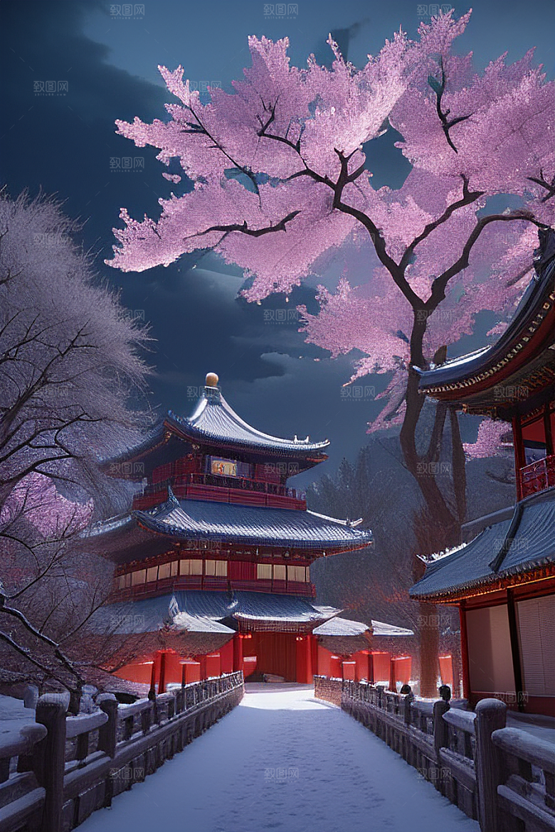 午夜的生物发光宫殿