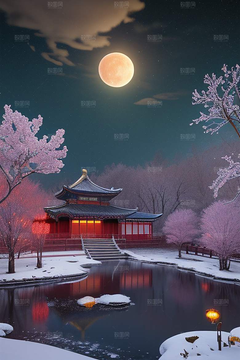 午夜的生物发光宫殿