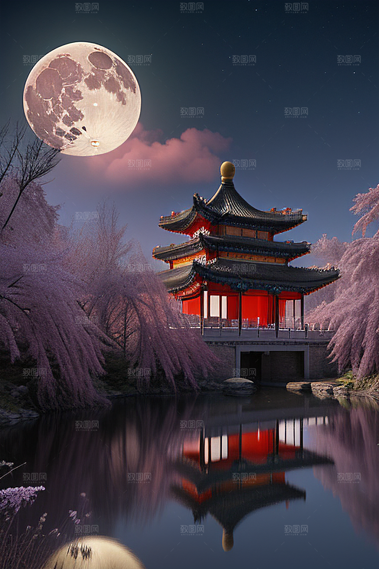 午夜的生物发光宫殿