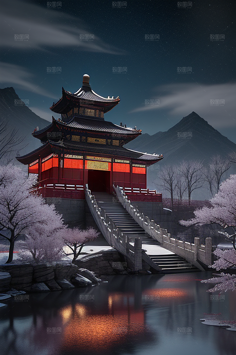 龙云贯穿贵族宫殿的壮丽景象