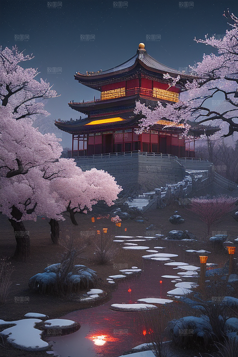 龙云贯穿贵族宫殿的壮丽景象