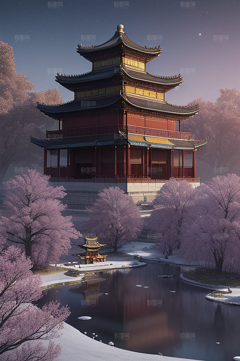 龙云贯穿贵族宫殿的壮丽景象