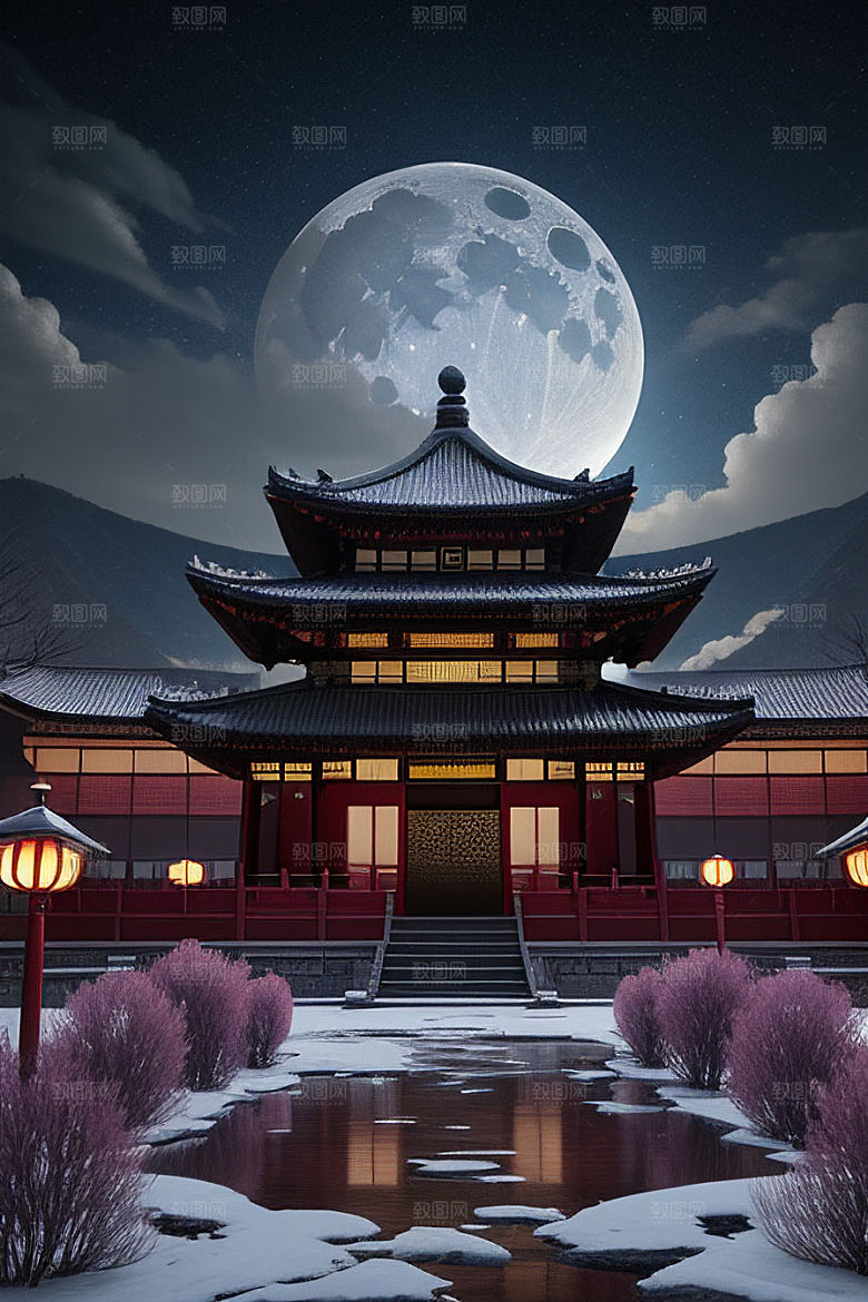 午夜的生物发光宫殿