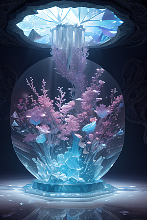 花海梦境冰雕奇幻宫