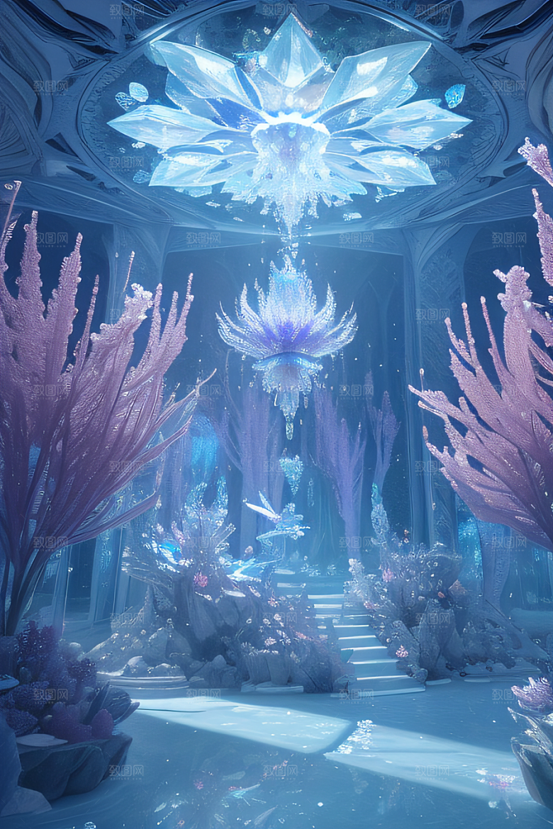 花海梦境冰雕奇幻宫