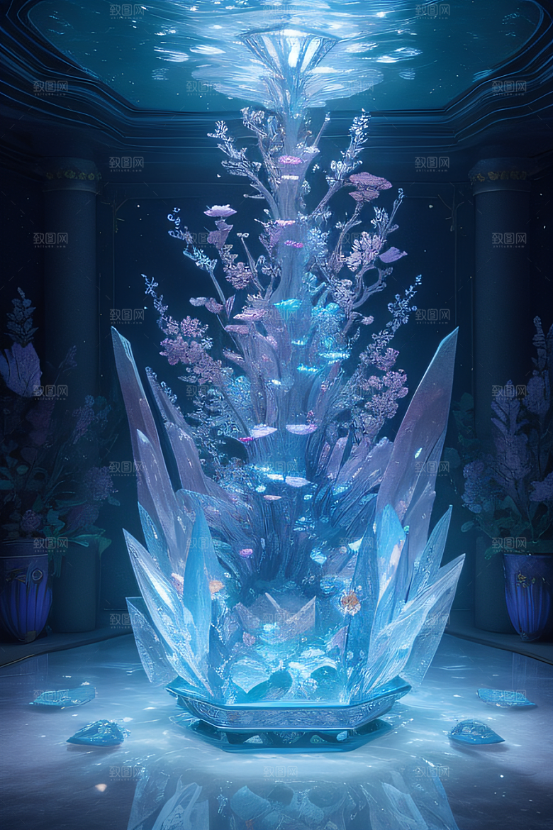花海梦境冰雕奇幻宫