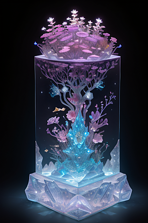 深海童话花朵盛开