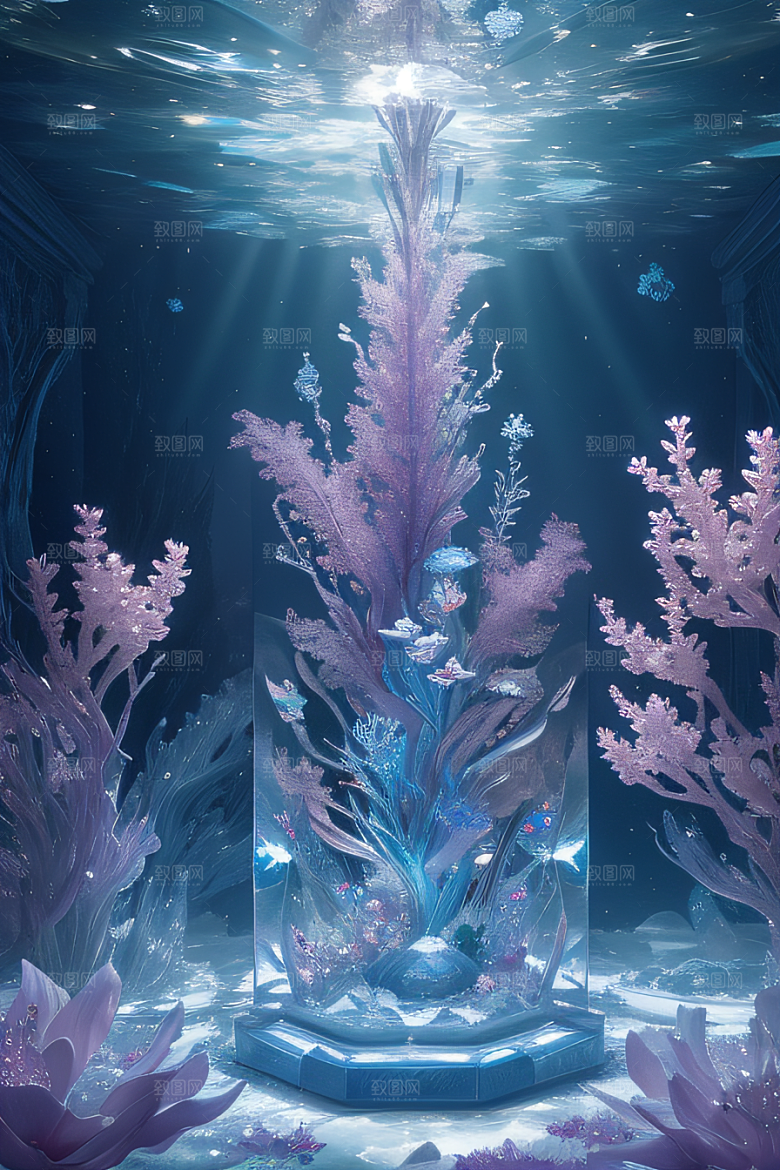 深海童话花朵盛开