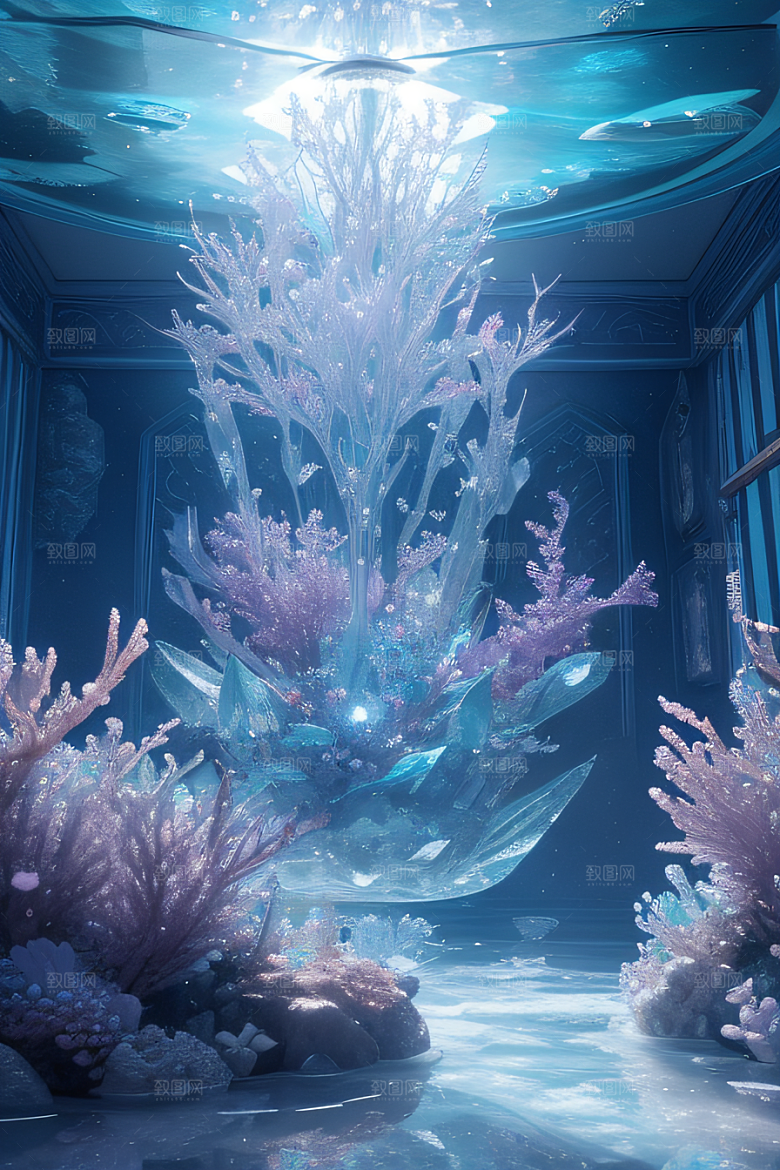 深海童话花朵盛开