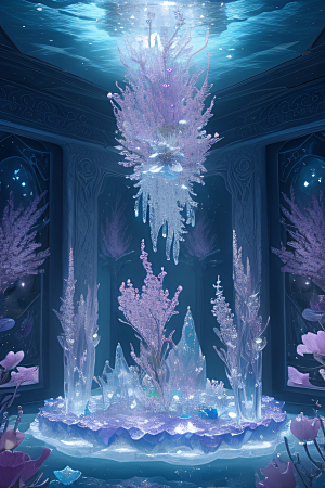 深海童话花朵盛开