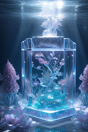 深海童话花朵盛开