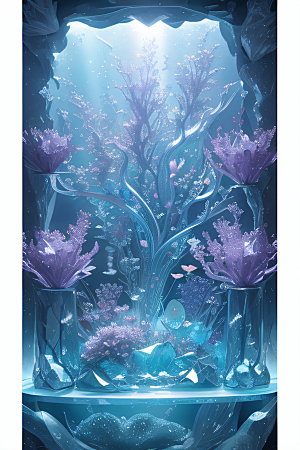深海童话花朵盛开