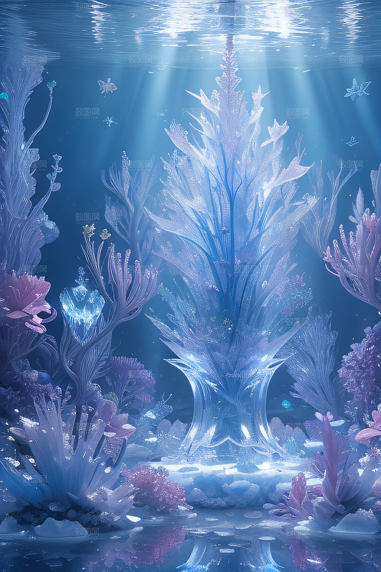 深海童话花朵盛开